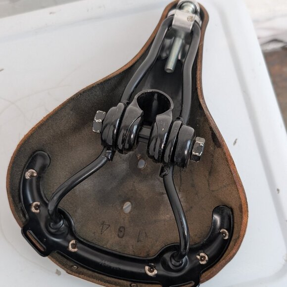 Brooks B. 17 S Saddle, Black - Picture 4 of 6